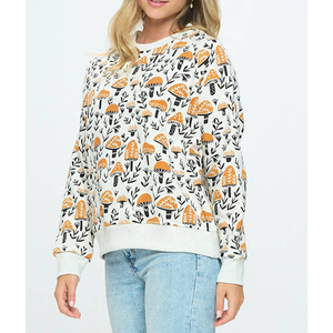 Sudadera sublimada para mujer, corte ajustado, último diseño de moda, talla grande, mejor diseño de fabricación, sudadera sublimada para mujer - Product Image 3