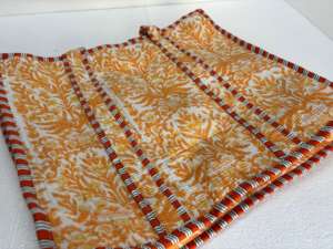 Sac fourre-tout en microfibre matelassé Kantha de qualité supérieure, motif géométrique, sac de transport en tissu artisanal durable avec poignée en corde - Product Image 5