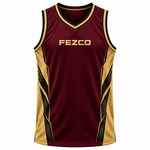 Últimos Diseños de Camisetas de Baloncesto Sublimadas Reversibles Personalizadas, Uniforme de Baloncesto Naranja y Negro - Product Image 1