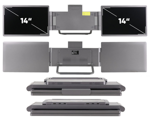 Extensor de Pantalla para Portátil SIBOLAN de 14 Pulgadas, Monitor Portátil de Pantalla Dual IPS, Puerto USB-C y HDMI, Compatible con Mac y Windows - Product Image 2