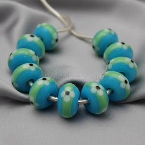 Cuentas de Cristal Negro Hechas a Mano de Primera Calidad |   Cuentas Sueltas para Hacer Joyería, Collares, Adornos de Pared y Manualidades con Cortinas - Product Image 3