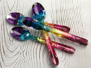 Cuchara de Resina Acetato para Café, Té, Postre, Azúcar, Utensilio de Cocina, Suministro para Restaurantes, Buffet, Vajilla - Product Image 6