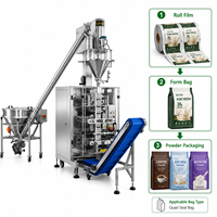 Máquina Empacadora Vertical de Polvo VFFS para Uso en Fábrica, Apta para Diversos Tipos de Polvo