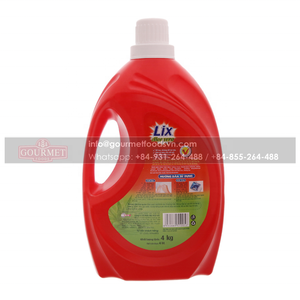 น้ำยาซักผ้าว่านหางจระเข้แบบใช้แล้วทิ้งสำหรับซักเสื้อผ้าและเครื่องแต่งกาย LIX 4กก. น้ำยาทำความสะอาดขายส่ง - Product Image 2