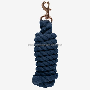 New Arrival Latest design cotton poly Horse Lead <b>rope</b> with <b>heavy</b> <b>duty</b> brass bolt snap hook - Product Image 6