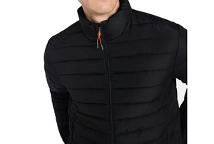 Chaqueta Acolchada Negra de Alta Calidad con Logotipo Personalizado, Chaqueta Abrigada para Hombre, Chaqueta Acolchada de Invierno para Mujer, Venta al Por Mayor - Product Image 4