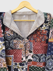 Chaqueta Acolchada Vintage de Talla Grande para Mujer, con Cuello de Solapa y Cierre de Botón, para Invierno - Product Image 4