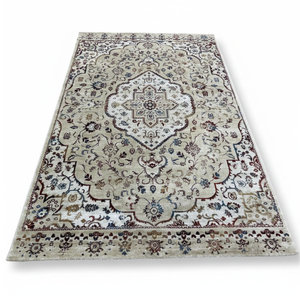 Tapis traditionnel à motif médaillon pour salon, chambre à coucher, sol intérieur, style de décoration intérieure classique, tapis d'intérieur - Product Image 1