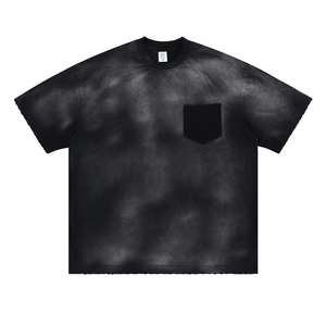Camisetas Blancas Extra Grandes de Verano 100% Algodón a Precio Económico, Camisetas Casuales de Lujo para Hombre, Camisetas Personalizadas al por Mayor con Efecto Desgastado por el Sol - Product Image 1
