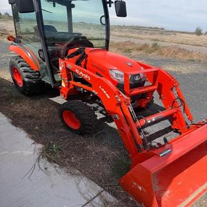 Tracteur agricole compact diesel LX520 avec chargeur frontal et moteur Fawde, idéal pour le transport sur terrain et sur route - Product Image 1