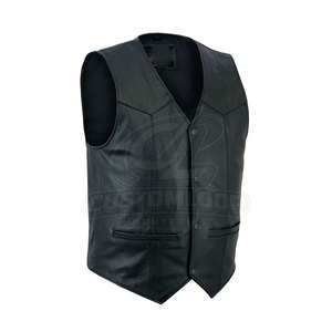 Premium Genuine <b>Men</b> <b>Leather</b> <b>Vest</b> Soft <b>Leather</b> Comfortable Fit Classic Design For Casual Fashion Outdoor Travel And Daily Wear - Product Image 4