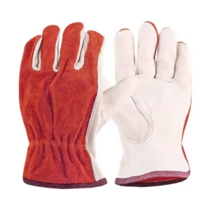 Guantes de Seguridad Industriales de Cuero Vacuno, Guantes de Conducción Cómodos con Textura para Conductores de Camiones y Trabajos de Soldadura - Product Image 2