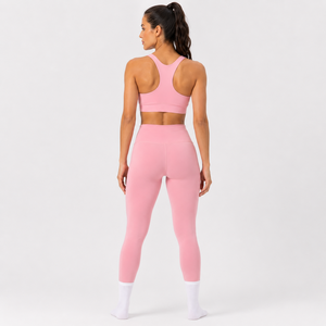 Sujetador deportivo push-up, top corto cómodo para fitness, transpirable, de alto impacto, para entrenamiento en el gimnasio, diseño elegante y moderno, diseño personalizado. - Product Image 3