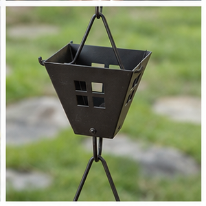 โซ่ทองแดงตกแต่งสวนกลางแจ้งแบบแขวน สองชั้น ดีไซน์เรียบง่าย - Product Image 4
