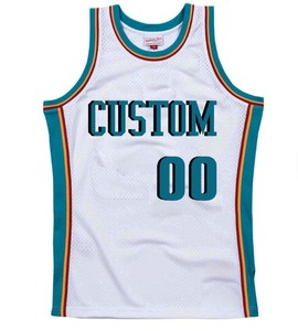 Nouveaux maillots de basket-ball pour hommes à manches courtes respirants avec impression numérique personnalisée pour l'été - Product Image 3