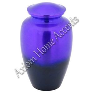 Elegante urna de cremación de aluminio con acabado pulido Hermoso recuerdo conmemorativo de Axiom Home Accents - Product Image 2