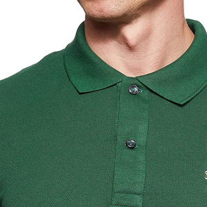 Polo en coton pour homme, manches courtes, col boutonné, vêtements décontractés de qualité supérieure pour le bureau, fabricant de vêtements sur mesure OEM ODM, vente en gros - Product Image 4