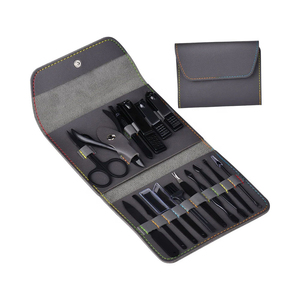 Low MOQ <b>Pedicure</b> <b>Set</b> 16 Stainless Steel Podiatry and Nail Tools 4 Pcs Manicure Kit With Artificial Leather Pouch - Product Image 4