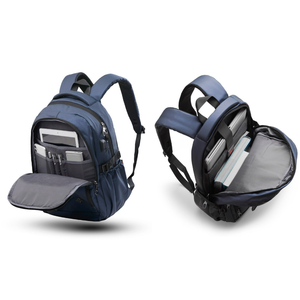Modern Unisex Nylon Laptop <b>Backpack</b> with USB Port and Zipper Closure 20-39L Capacity for Work Travel - Product Image 5