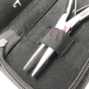 Outils d'extension de cheveux lisses personnalisés professionnels pince en argent en acier inoxydable solide de haute qualité - Product Image 3