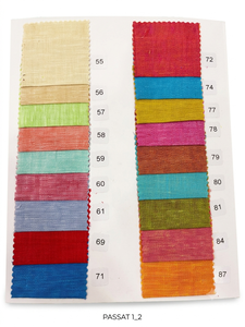 Tissu 100% Lin Slub Teint Uni Tissé Respirant Léger 57/58" Pour Vêtements et Textiles de Maison Articles en Stock - Product Image 3