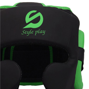 Custom Lightweight PU Leather Eco-Friendly Boxing <b>Head</b> Guard Best Selling Professional Made Boxing <b>Head</b> Guard - Product Image 5