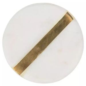 Quality Design <b>Marble</b> <b>Coaster</b> With Brass Strip Stone <b>Coaster</b> With Brass Mats & Pads At very good wholesale Price - Product Image 2