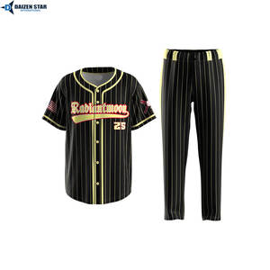 ชุดยูนิฟอร์มเบสบอลออกแบบเองพร้อมชื่อทีมส่วนตัว - Product Image 2