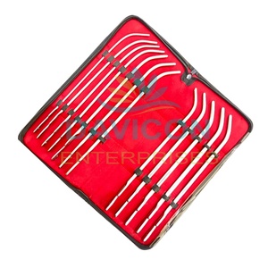 Urethral Sounds/Dilators Bougies (Clutton's) 267MM (<b>10</b> 1/2) SET <b>12</b> Stainless Steel Manual CE Certified Sterilizable | Davicon - Product Image 4
