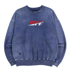 Sudaderas de Alta Calidad para Hombre, Lavadas con Ácido, Color Personalizado, Sudaderas Lisas, Mezcla de Algodón Suave, Sudaderas de Cuello Redondo para Streetwear - Product Image 1