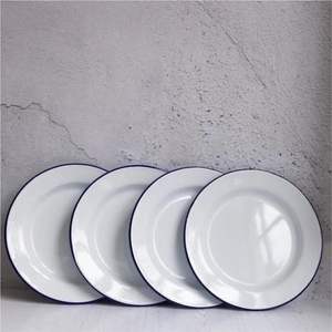 Assiette de présentation rétro verte style ferme en grès, sous-assiette de buffet pour la restauration, la décoration de table de Noël et la décoration intérieure - Product Image 4