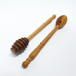 Cuillère à miel en bois naturel, bâtonnet à miel fait main pour le thé, le café et les accessoires de service de table pour le petit-déjeuner - Product Image 4