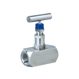 Vanne à aiguille manuelle en acier inoxydable 316 haute pression, modèle V9, pour applications pétrolières, gaz et eau - Product Image 1