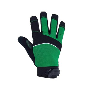 Guantes de Seguridad de Cuero de Dedo Completo, Estilo Nuevo, al por Mayor, Verdes y Negros, de Poliéster, para Mujeres y Hombres, Protección Mecánica, Reducción de Impactos - Product Image 6
