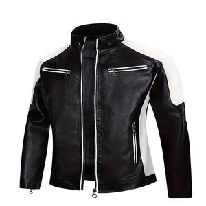Blouson aviateur en cuir de baseball chaud d'hiver de haute qualité, blouson de moto personnalisé, streetwear, coupe-vent pour unisexe - Product Image 1