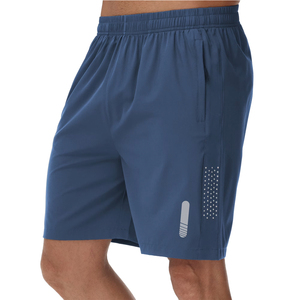 Shorts de sport pour hommes personnalisés de haute qualité avec logo personnalisé, respirants, à motif uni, poches zippées, écologiques, pour la course à pied - Product Image 1
