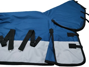 Haute qualité 600 Denier cheval tapis hiver coton toile participation cou Combo avec imperméable Ripstop taffetas doublure en gros - Product Image 3