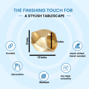 Vente chaude Doré Moderne Rond De Serviette De Luxe Papillon Bois Métal Cercle Serviette Boucle Décoration De Table En Gros Quantité En Vrac - Product Image 2