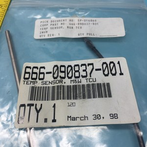 เซ็นเซอร์วัดอุณหภูมิ LAM 666-090837-001, M&W TCU, 164011 - อุปกรณ์และอะไหล่เซมิคอนดักเตอร์ระดับโลกที่เชื่อถือได้ - Product Image 2