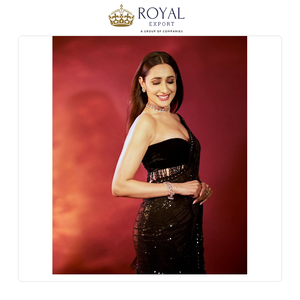 คอลเลกชันพิเศษของผ้าซารีจอร์เจตต์คุณภาพสูง ดีไซน์สวยงาม พร้อมงานปัก สำหรับงานปาร์ตี้และงานแต่งงาน - Product Image 4
