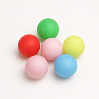 Balles de Tennis de Table, balles de Ping-Pong, bon marché, personnalisées, vert, rose, bleu, jaune, 1 pièce