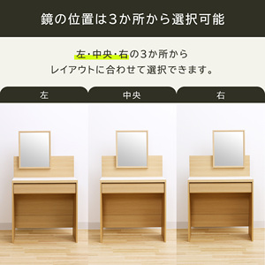Modern White Wood Dressing <b>Table</b> with <b>Mirror</b> 4 Drawers Minimalist Design Living Room Furniture with Wheels - Product Image 3