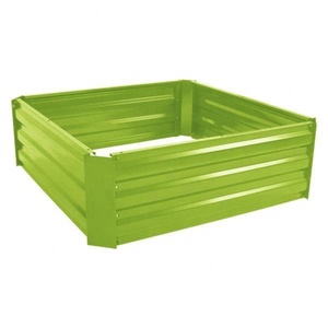 Jardinière en fer forgé jaune ronde vintage à vente chaude avec support en métal carré pour salon ou jardin à la maison - Product Image 4