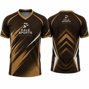 Ropa Deportiva de Primera Calidad, Camiseta de Fútbol de Manga Corta, Transpirable, 100% Poliéster, Impresión por Sublimación, Absorbe la Humedad, Servicio OEM - Product Image 5