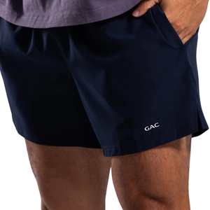 Shorts de course Bermuda pour hommes, bleu marine, taille XL, légers, séchage rapide, respirants, pour le sport, la gym, l'entraînement, les loisirs, avec poches - Product Image 4