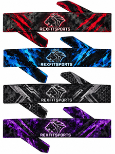 REXFIT SPORTS Bandeau de paintball personnalisé avec logo imprimé, fabricant OEM du Pakistan, accessoires sportifs en gros, couvre-chef - Product Image 3