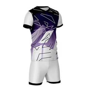 Ensemble de maillot et short de football professionnel personnalisé, imprimé, anti-transpiration, pour équipe - Product Image 4