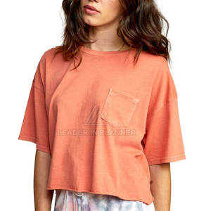 Camiseta Corta Informal de Alta Calidad para Mujer, Servicio OEM, Diseño de Ropa Femenina, Camisetas Duraderas, Precio Razonable 2026 - Product Image 2