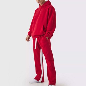 Ensemble molletonné décontracté pour hommes, vente en gros, sur mesure, deux pièces, pour marques de boutiques américaines, commande en gros, fournisseur direct pour la vente au détail - Product Image 1