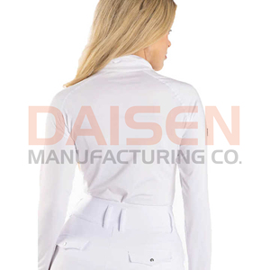 Women Equestrian Riding Shirt Breathable <b>Long</b> <b>Sleeve</b> Stretch Fit Sports Top for Training and Competition Use - Product Image 3